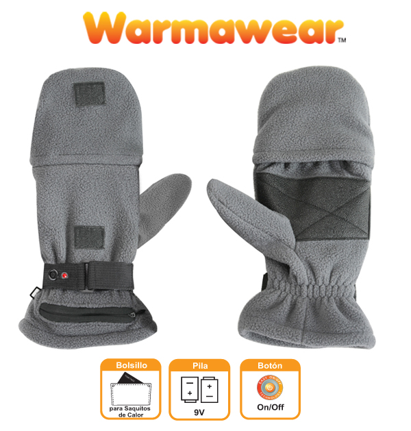 Manoplas Calefactables de Felpa Sistema de Warmawear™ 22,99 €